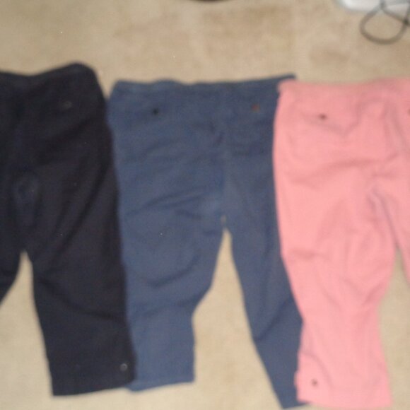 LL Bean Cotton Crop Pants Large - Picture 5 of 5